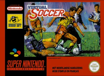 Virtual Soccer (Europe) box cover front